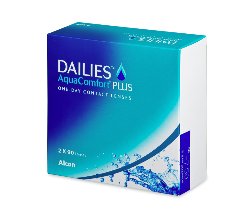 Контактні лінзи Dailies AquaComfort Plus (180шт)