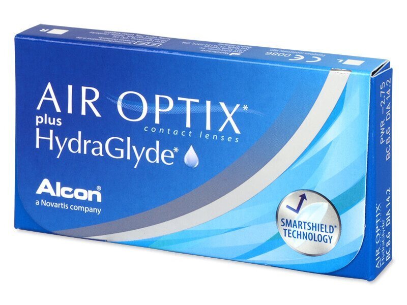 Контактні лінзи Air Optix plus HydraGlyde (3 шт)