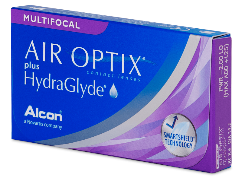 Контактні лінзи Air Optix plus HydraGlyde Multifocal (3 шт)