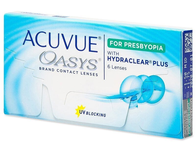 Контактні лінзи Acuvue Oasys for Presbyopia (6 шт.)