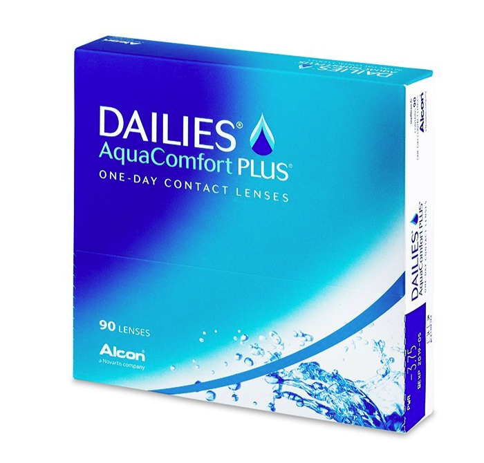 Контактні лінзи Dailies AquaComfort Plus (90шт)